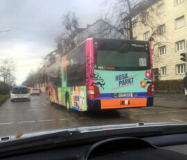 Der IMMA-Bus als eye-catcher